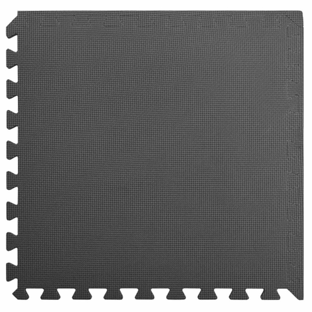 Tappetino per piscina 24 pcs Nero 8,64 ㎡ Schiuma EVA