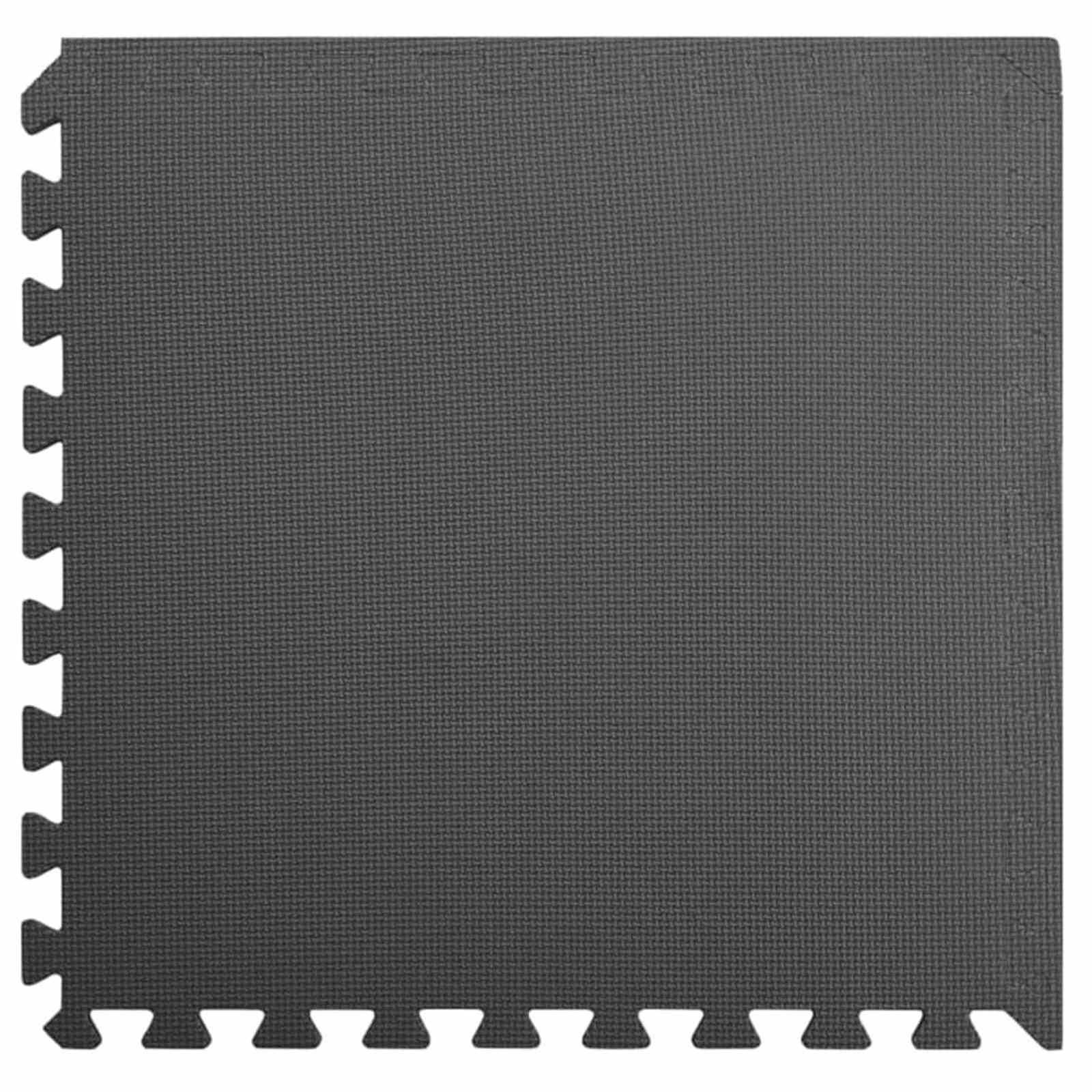 Tappetino per piscina 24 pcs Nero 8,64 ㎡ Schiuma EVA