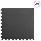 Tappetino per piscina 24 pcs Nero 8,64 ㎡ Schiuma EVA