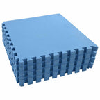 Tappetino per piscina 24 pcs Blu 8,64 ㎡ Schiuma EVA