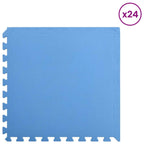 Tappetino per piscina 24 pcs Blu 8,64 ㎡ Schiuma EVA