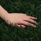 Recinzione Artificiale Verde Scuro 1,5 x 3 m PVC e Acciaio