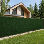 Recinzione Artificiale Verde Scuro 1,5 x 4 m PVC e Acciaio