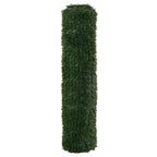 Recinzione Artificiale Verde Scuro 1,5 x 4 m PVC e Acciaio