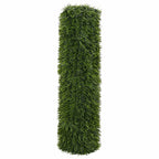 Recinzione Artificiale Verde chiaro 1 x 3 m PVC e Acciaio
