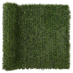 Recinzione Artificiale Verde chiaro 1 x 4 m PVC e Acciaio