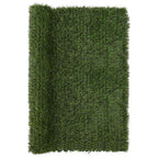 Recinzione Artificiale Verde chiaro 1,5 x 5 m PVC e Acciaio