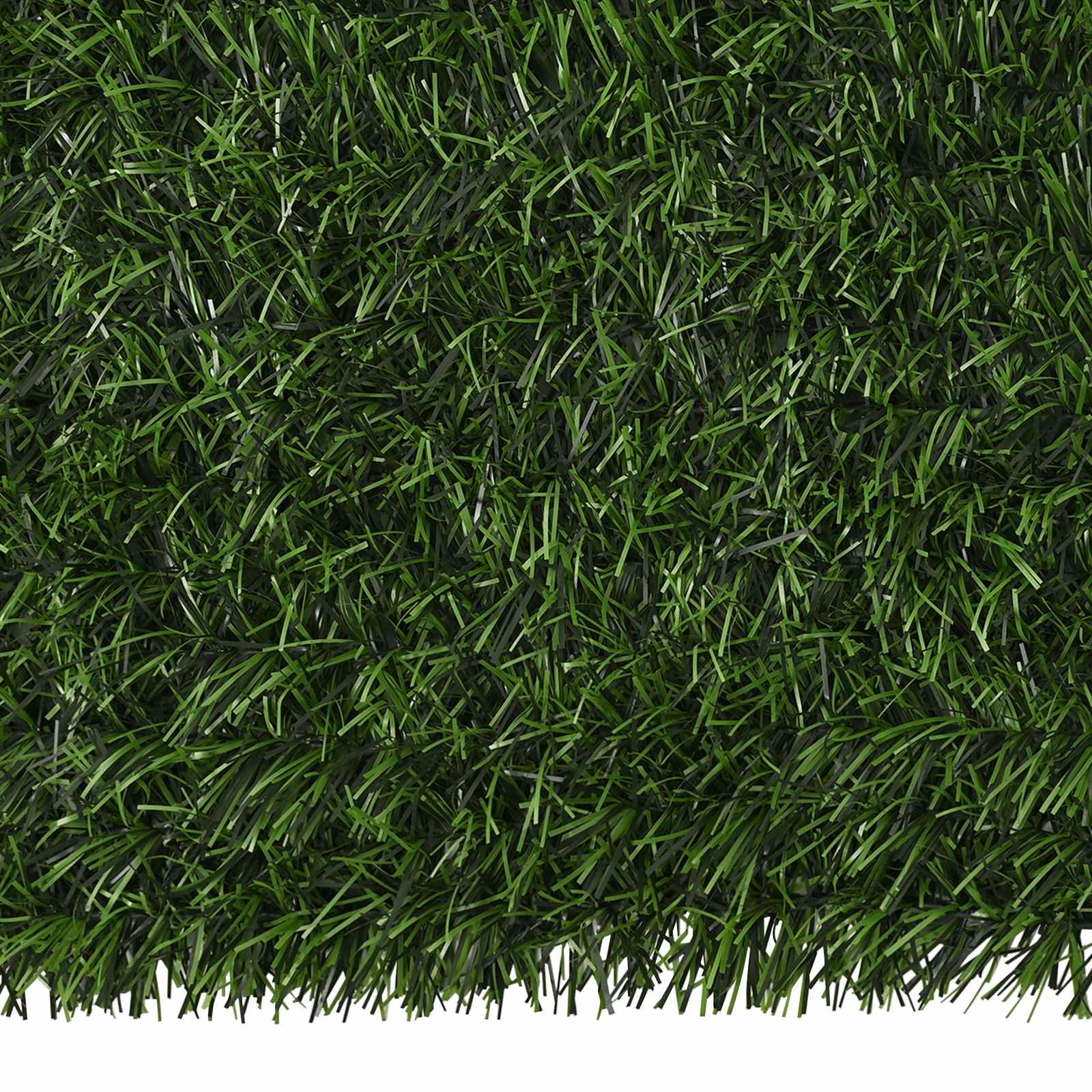 Recinzione Artificiale Verde chiaro 1,5 x 6 m PVC e Acciaio