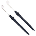 Ombrello con morsetto 2 pcs Blu navy Ø 105 x 86 cm