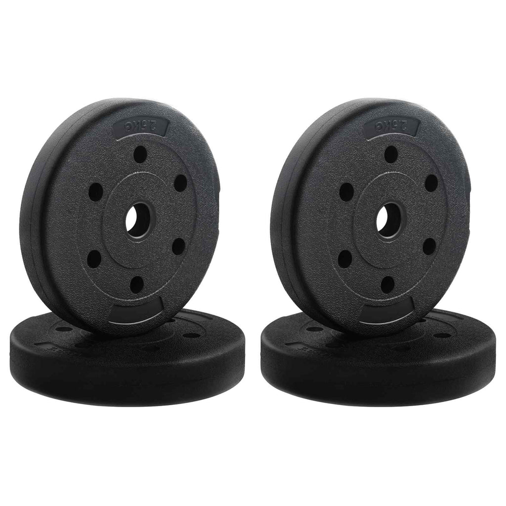 Set di Manubri 2-in-1 40kg Nero e Blu Cemento e sabbia di ferro