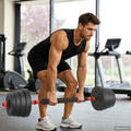 Set di Manubri 4-in-1 40kg Nero e Rosso