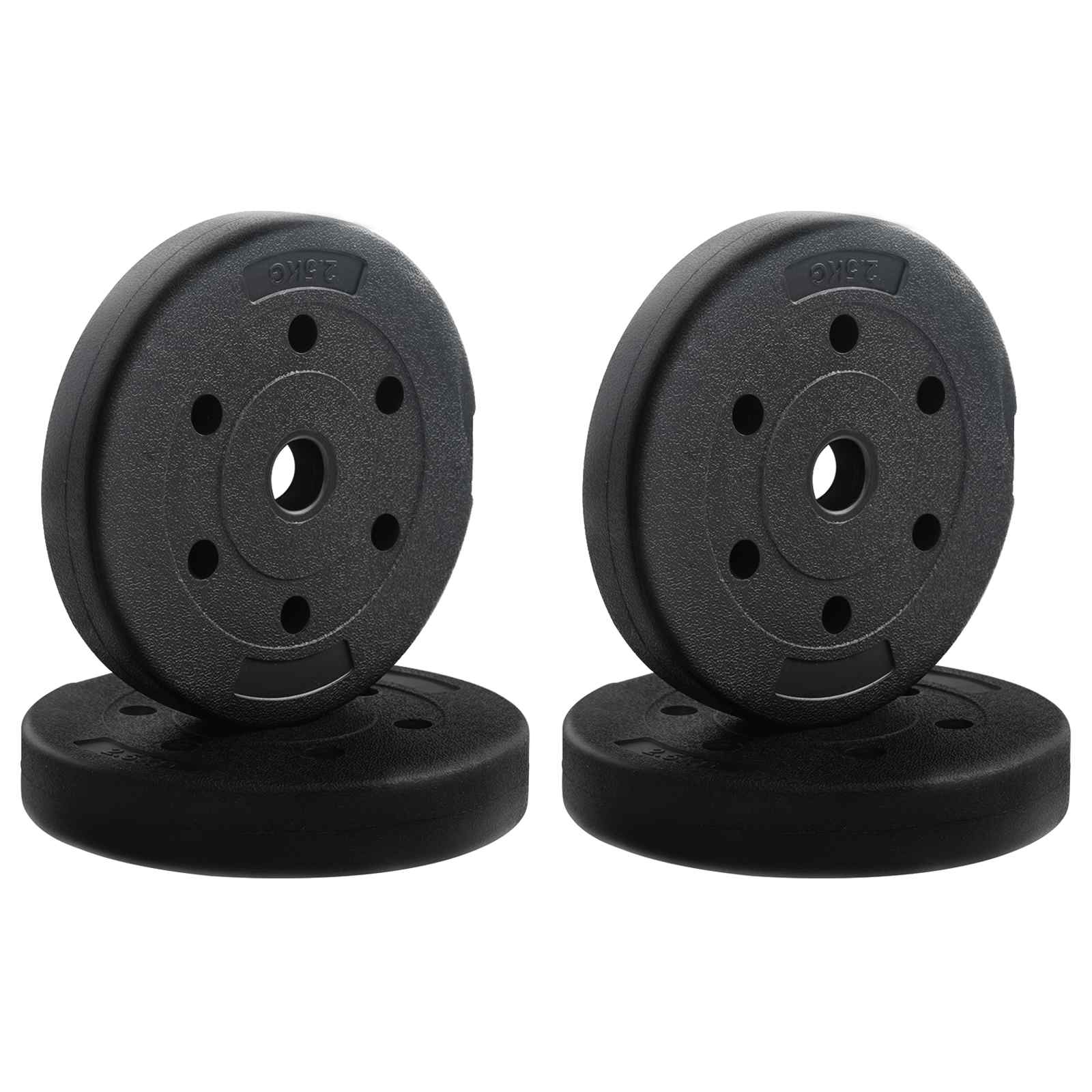 Set di Manubri 4-in-1 40kg Nero e Rosso