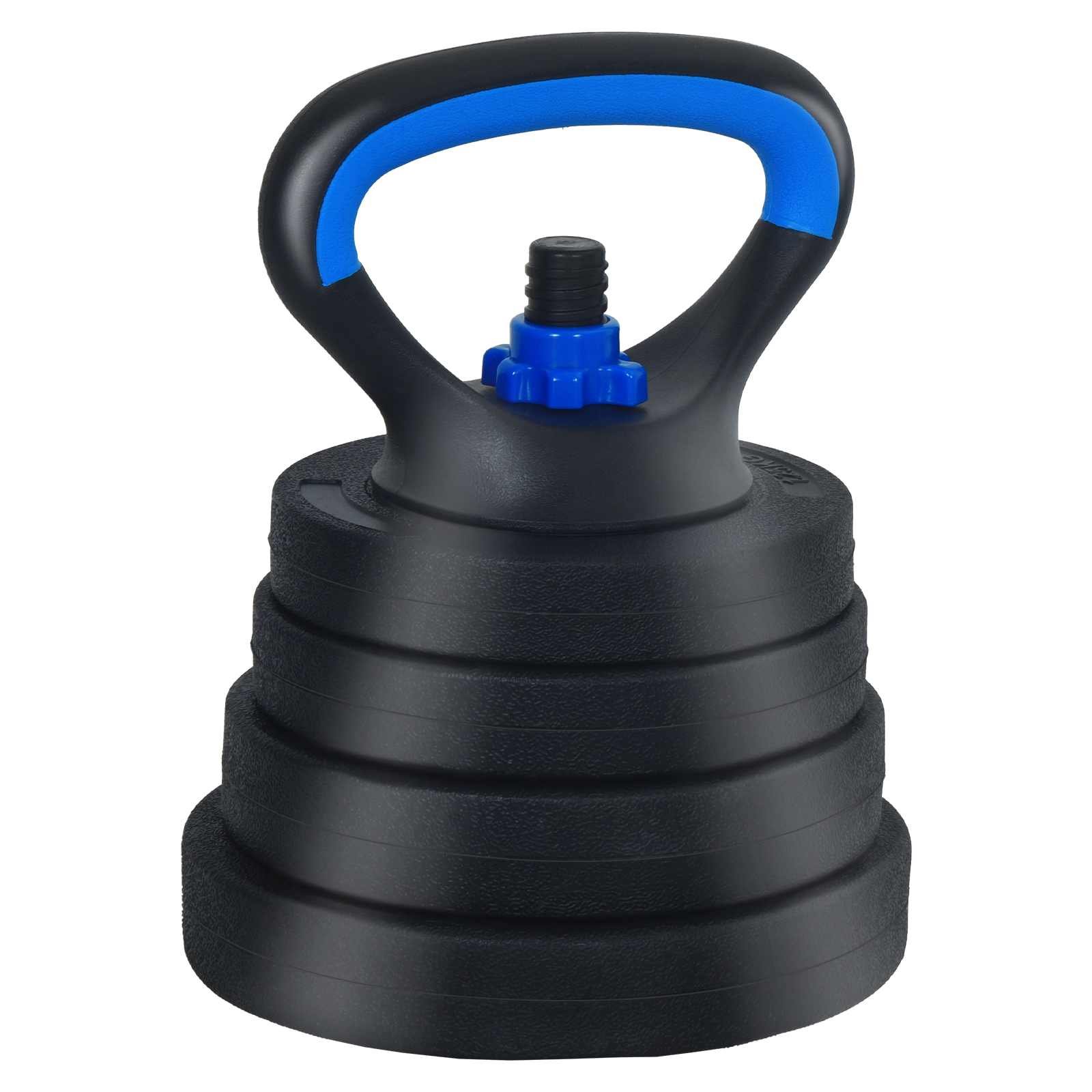 Set di Manubri 4-in-1 40kg Nero e Blu Cemento e sabbia di ferro