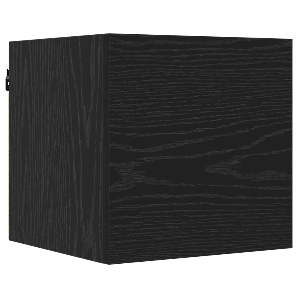 Set mobile TV 6 pcs 80 x 30 x 30 cm Rovere Nero