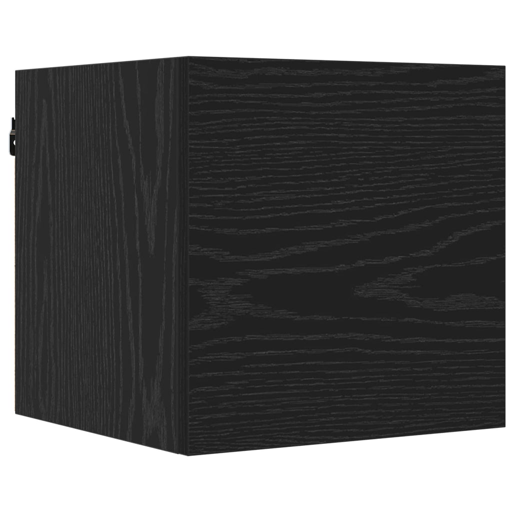 Set mobile TV 6 pcs 60 x 30 x 30 cm Rovere Nero