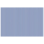 Telo di ricambio per tenda da sole Blu e Bianco 500 × 300 cm