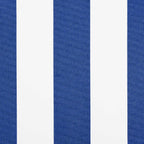 Telo di ricambio per tenda da sole Blu e Bianco 600 × 300 cm