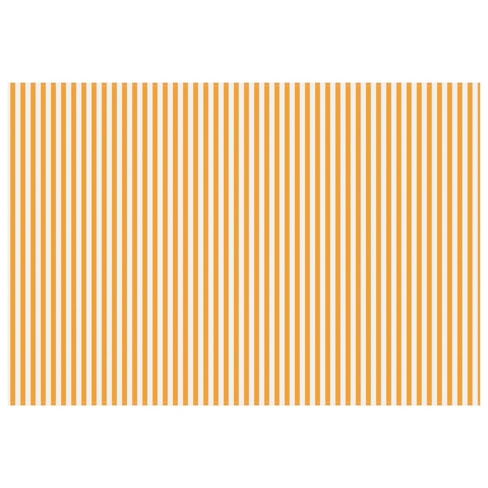 Telo di ricambio per tenda da sole Giallo e Bianco 600 × 350 cm