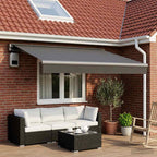 Telo di ricambio per tenda da sole Antracite 500 × 300 cm