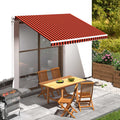 Telo di ricambio per tenda da sole Arancione e Marrone