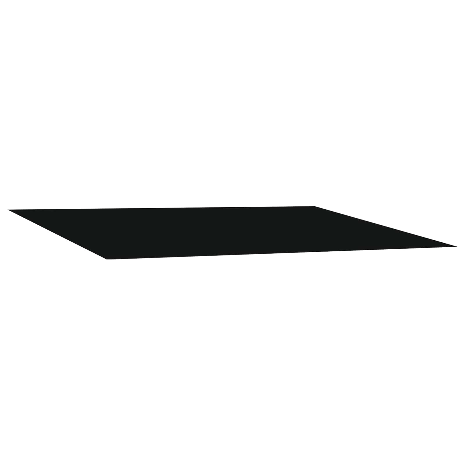 Telo di ricambio per tenda da sole Nero 300 x 250 cm Poliestere