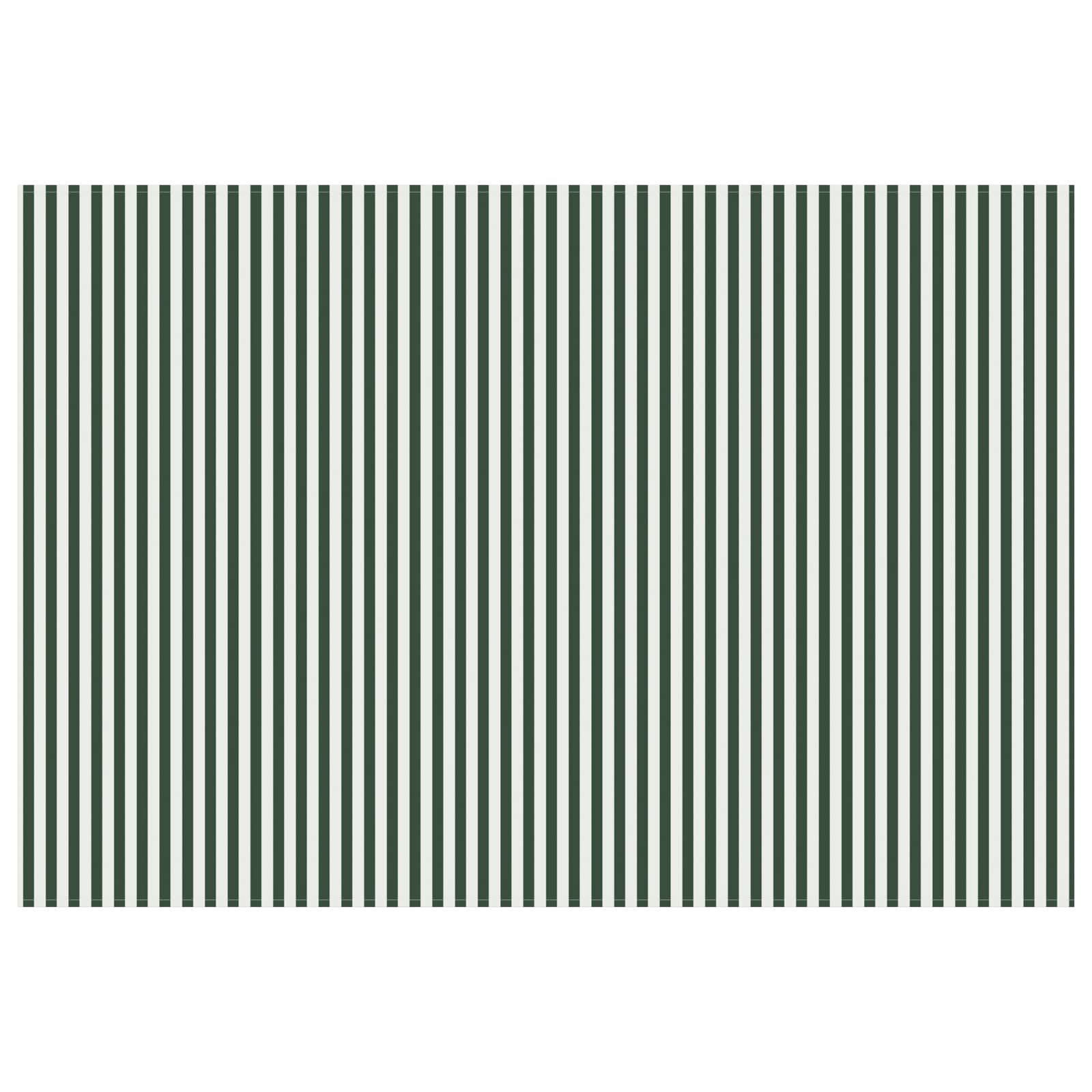 Telo di ricambio per tenda da sole Verde e Bianco 300 x 250 cm