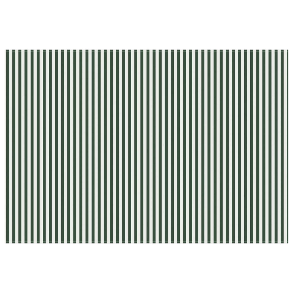 Telo di ricambio per tenda da sole Verde e Bianco 400 × 350 cm