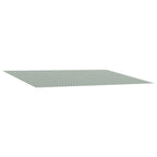 Telo di ricambio per tenda da sole Verde e Bianco 450 × 300 cm