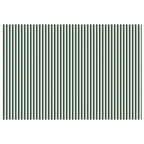 Telo di ricambio per tenda da sole Verde e Bianco 450 × 350 cm