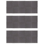 Piastrella per Decking 30 pcs Grigio 30 x 30 cm Legno di Acacia