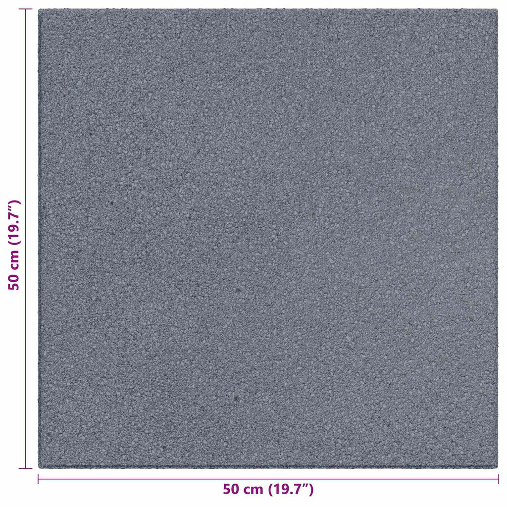 Piastrelle per Protezione dalle Cadute 6 pcs Grigio 50 x 50 cm