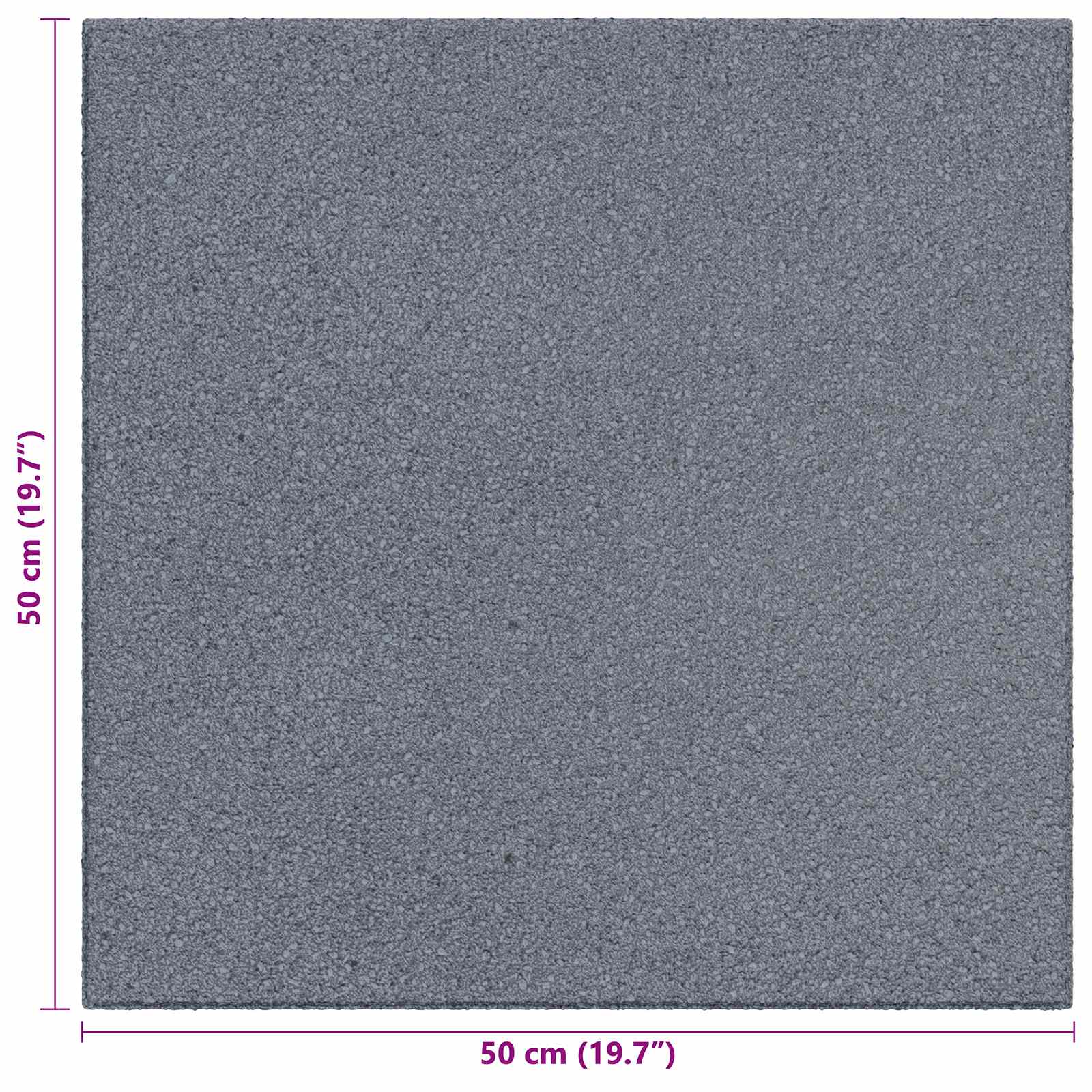 Piastrelle per Protezione dalle Cadute 6 pcs Grigio 50 x 50 cm