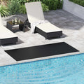 Tappeto per pavimento Nero 1 x 2 m Gomma