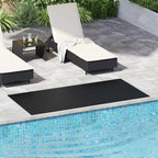 Tappeto per pavimento Nero 1 x 2 m Gomma