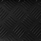 Tappeto per pavimento Nero 1 x 5 m Gomma
