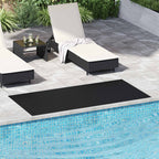 Tappeto per pavimento Nero 1 x 2 m Gomma
