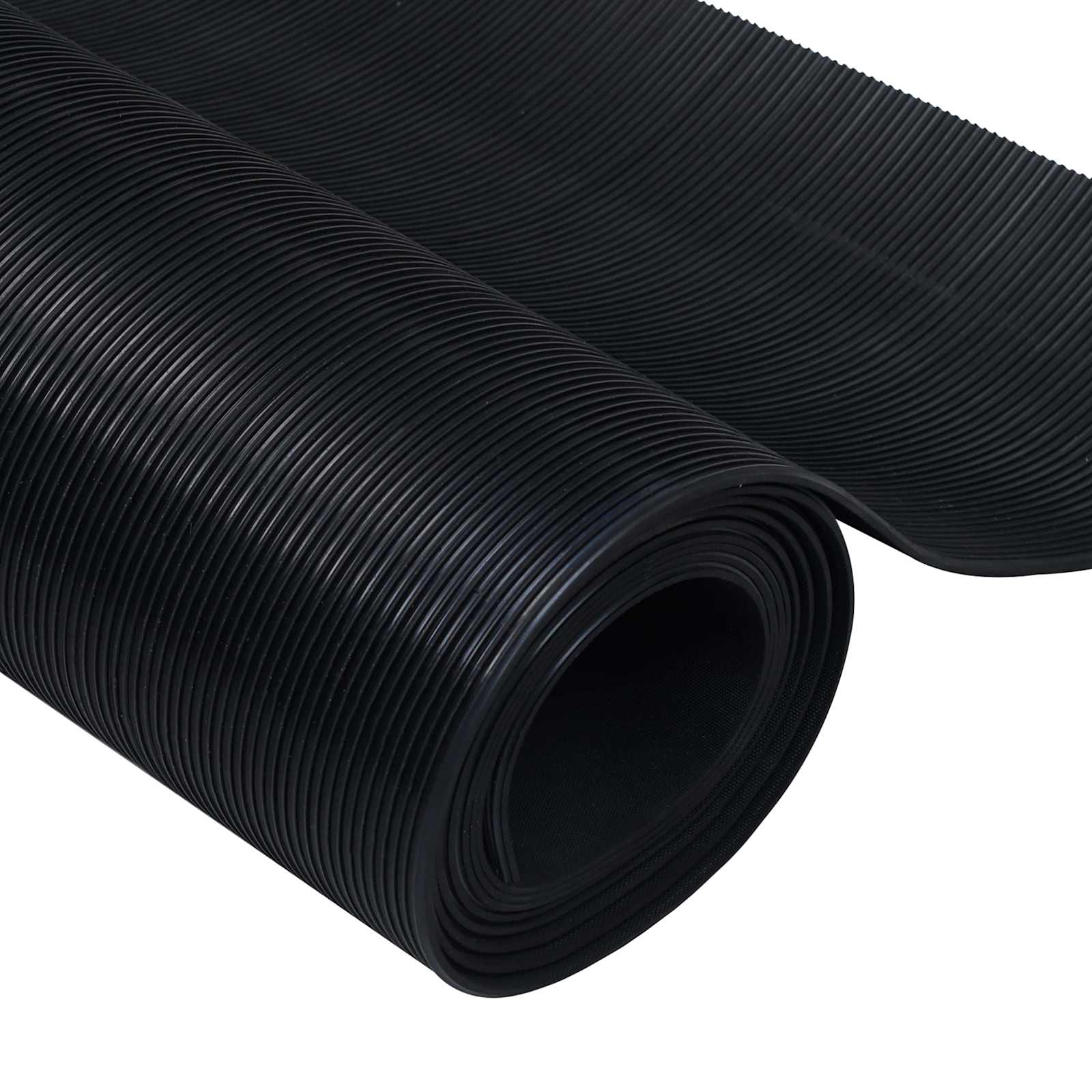 Tappeto per pavimento Nero 1 x 5 m Gomma