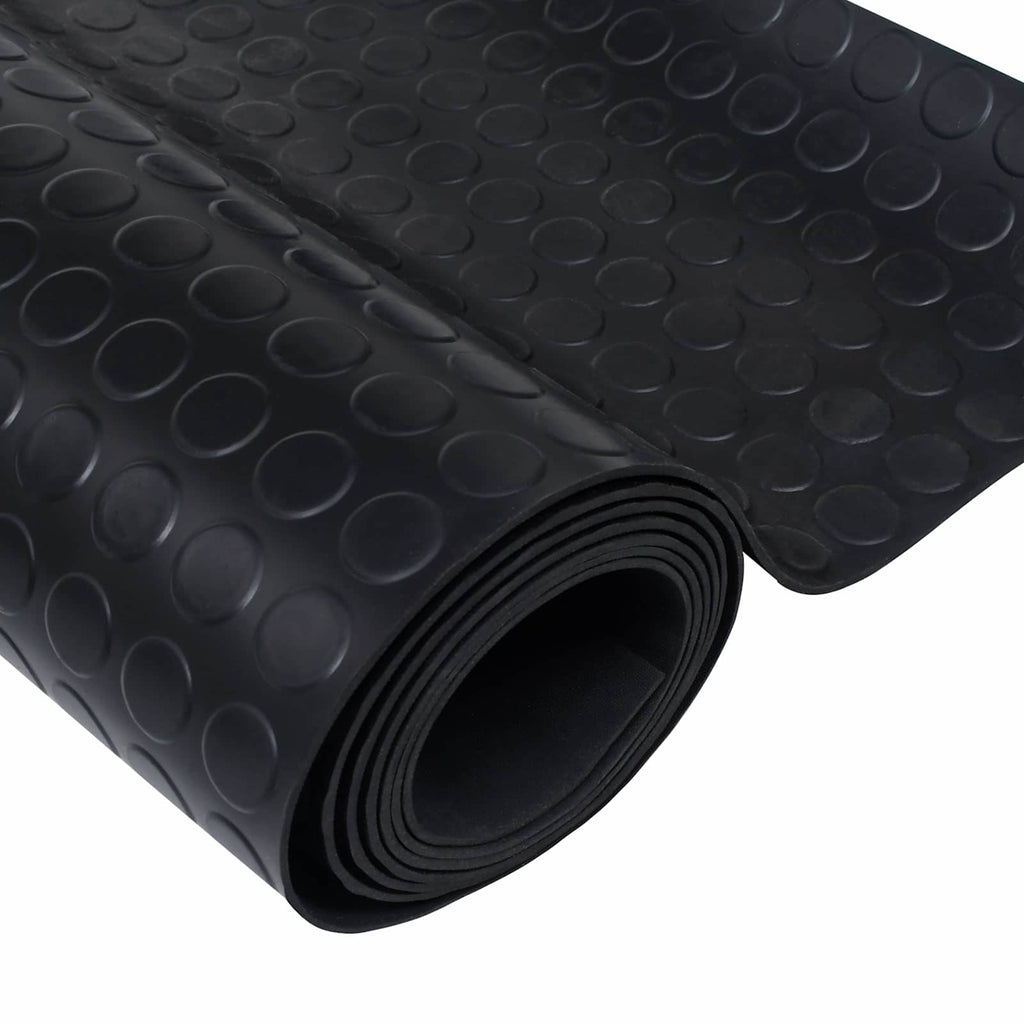 Tappeto per pavimento Nero 1 x 5 m Gomma
