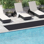 Tappeto per pavimento Nero 1 x 5 m Gomma