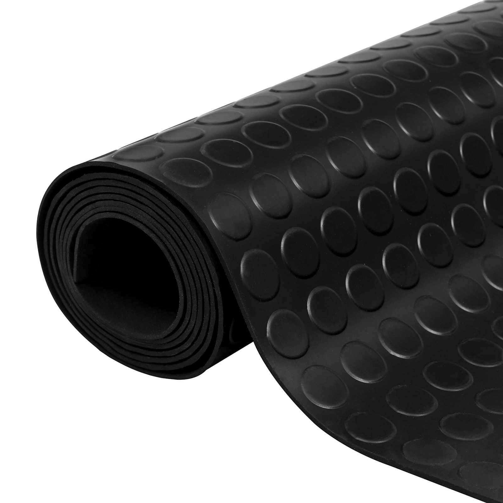 Tappeto per pavimento Nero 1 x 5 m Gomma