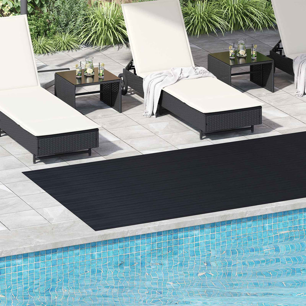 Tappeto per pavimento Nero 1,5 x 4 m Gomma