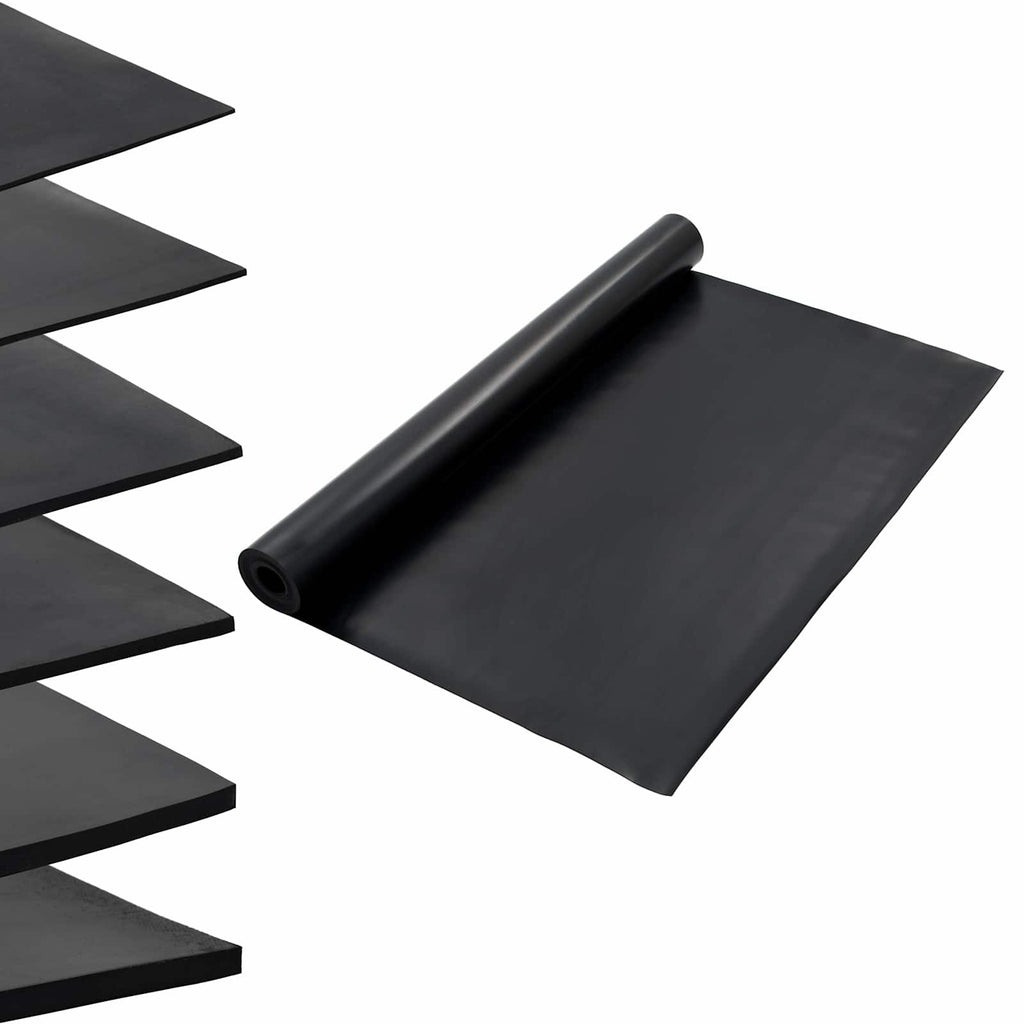 Tappeto per pavimento Nero 1,2 x 5 m Gomma