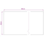 Tappeto per pavimento Nero 1,2 x 2 m Gomma