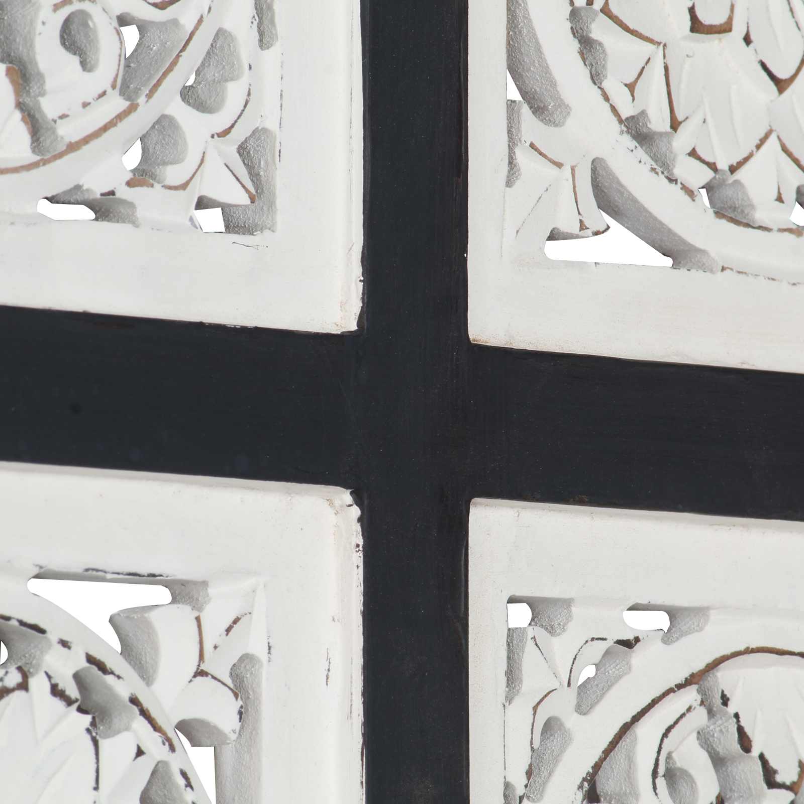Decorazione artistica Nero e Bianco 40 x 40 x 1,5 cm