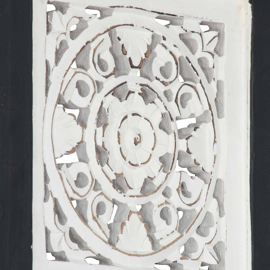 Decorazione artistica Nero e Bianco 40 x 40 x 1,5 cm