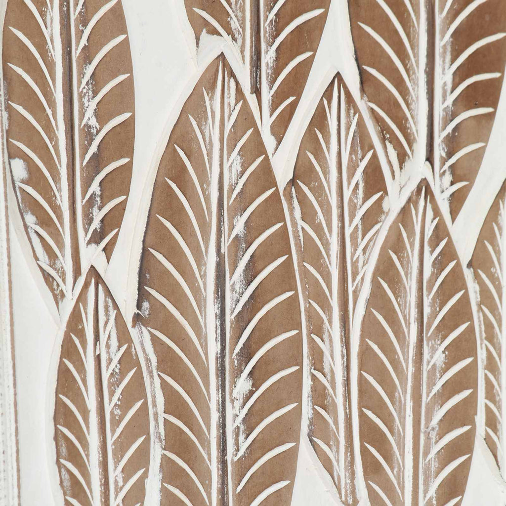 Decorazione artistica 3 pcs Marrone e bianco 40 x 40 x 1,5 cm