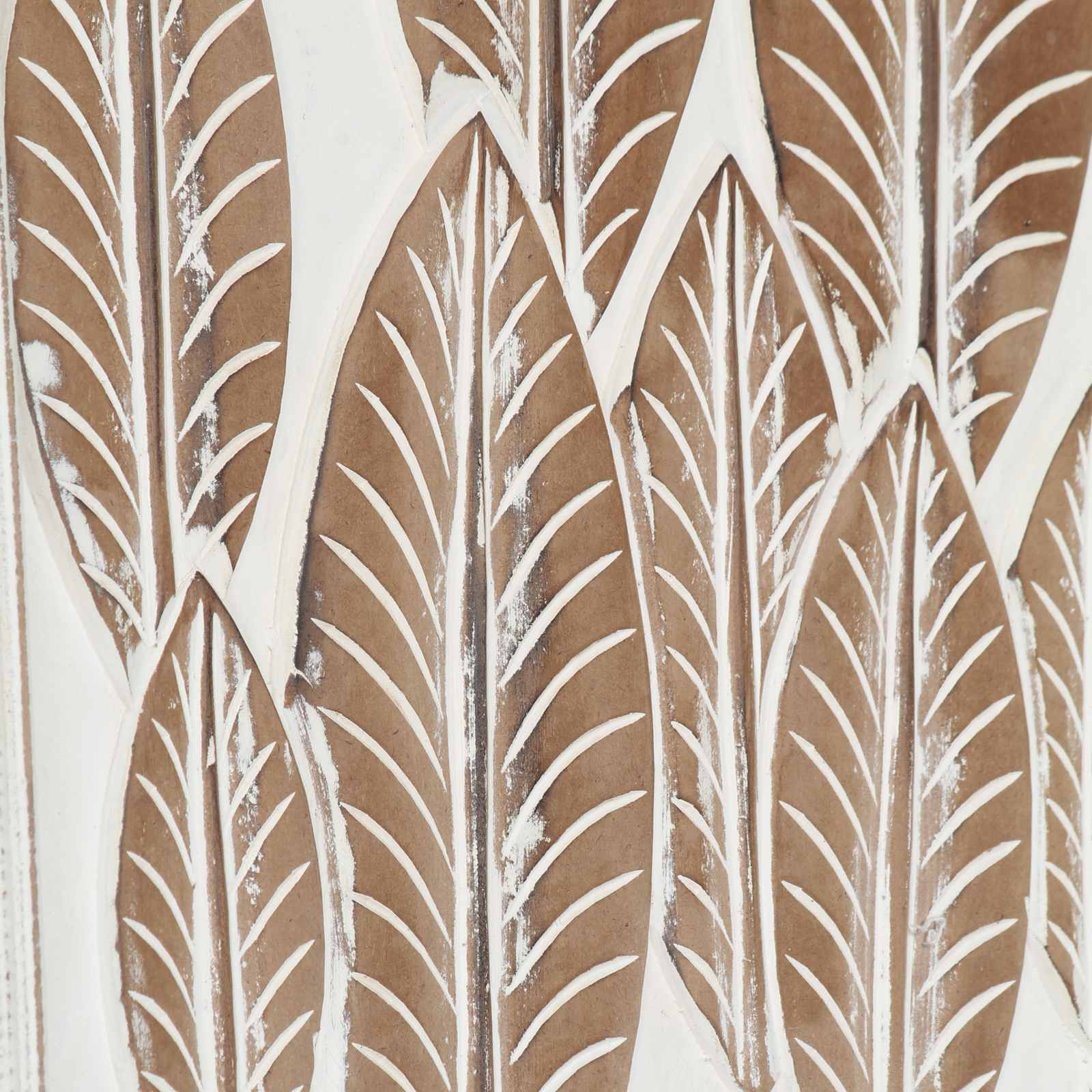 Decorazione artistica 3 pcs Marrone e bianco 40 x 40 x 1,5 cm