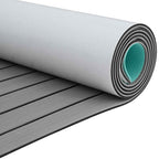 Tappetino per Barche Grigio Chiaro e Nero 240 x 90 cm EVA