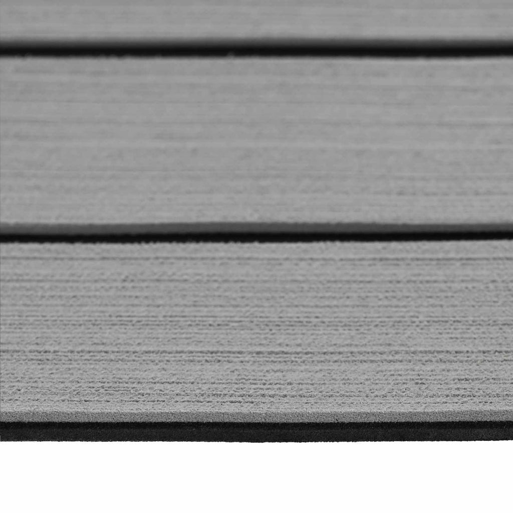 Tappetino per Barche Grigio Chiaro e Nero 240 x 90 cm EVA