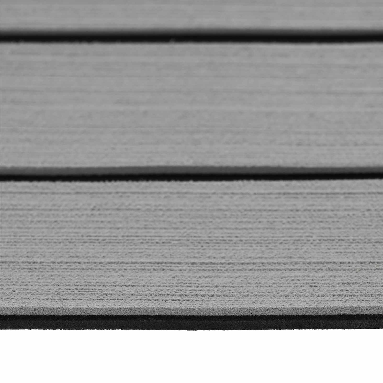 Tappetino per Barche Grigio Chiaro e Nero 240 x 90 cm EVA